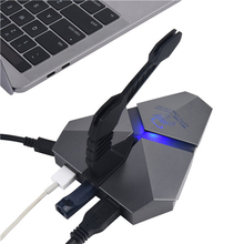 USB 2.0 Data Gaming High Speed USB HUB 3-Port HUB with Mouse Bungee USB Hub Splitter Micro SD Card Reader Mouse Clamp 2024 - buy cheap