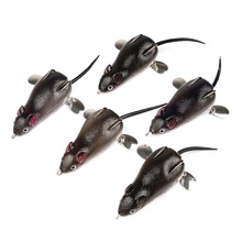 Simulation Rat  Mouse 3D Eyes Fishing Lure Artificial Bait Soft Silicone Bait Fake Lure 17g 6.5cm Pesca Isca L01 2024 - buy cheap