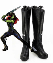 Film Guarrdians of the Galaxy Gamora Cosplay Shoes Boots Custom For Adult Christmas Costume European Size 2024 - buy cheap