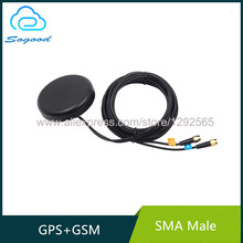 Antena de sistema de rastreador GPS GSM para Tipo perno, conector macho recto de 3m, cable SMA, RG174 2024 - compra barato