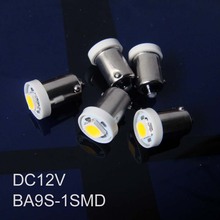 High quality 12V BA9S led car instrument lights,auto DC12v LED indicating lamp BA9S 12V led BA9S lamps free shipping 20pcs/lot 2024 - buy cheap