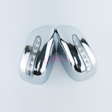 Cubierta cromada para espejo retrovisor de coche, accesorios para Toyota Yaris, con lámpara LED, 2005-2012 2024 - compra barato