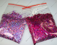 50g x 1/24"(1mm)Laser Holographic Purple&Lilac Dazzling Hexagon Glitter Paillette Spangles Shape for Nail Art &Glitter Crafts 2024 - buy cheap