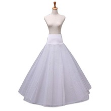 2018 New Arrives 100% High Quality A Line Tulle Wedding Bridal Petticoat Underskirt Crinolines for Wedding Dress 2024 - buy cheap