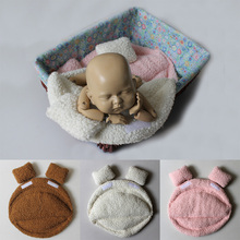 Newborn props blankets baby photography accessories new born photo soft rug basket filler stuffer fotografia baby wrap 3 colors 2024 - buy cheap