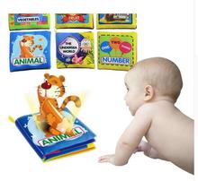 Juguetes para bebés de 0 a 12 meses, libro de tela de desarrollo de inteligencia, sonajeros suaves, libros de actividades, animales bonitos, juguetes para niños 2024 - compra barato