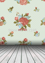 Art Fabric Photography Backdrop Floral Custom Photo Prop backgrounds 5ftX7ft D-2248 2024 - buy cheap