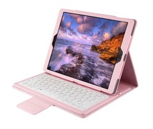 For Apple iPad Pro 12.9" 12.9 inch Tablet Removable Wireless Bluetooth Russian/Spanish/Hebrew Keyboard + PU Leather Case Stand 2024 - buy cheap