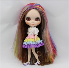 Кукла блайз Обнаженная, модная Кукла с разноцветными волосами, подходящая для «сделай сам» для девочек