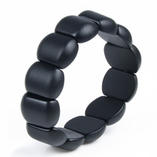 "Bracelete de pedra bian natural, 2024 - compre barato