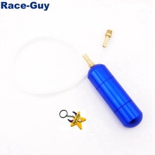 Botella de aluminio azul para bicicleta, mejora de potencia de 2 tiempos, 47cc, 49cc, Mini Moto para niños, ATV, Quad, 4 ruedas, Dirt Pocket Bike 2024 - compra barato