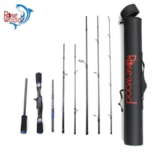 Best Multifunction Spinning Casting Rod 1.8m 2.1m Travel Spin Baitcasting Rods Super Trout Sea Beach M MH Hard 8 Sections China 2024 - buy cheap