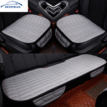 KKYSYELVA Universal Car Seat Cover Cushion Front Rear Backseat Seat Cover Auto Chair Seat Protector Mat Pad Interior Accessories 2024 - buy cheap