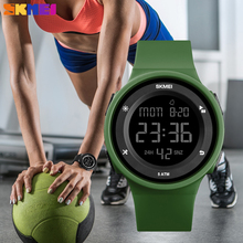 SKMEI Women's Outdoor Sports Electronic Watches Luxury Ladies Wristwatch LED Digital 50m Waterproof Clock Watch Relogio Feminino 2024 - buy cheap