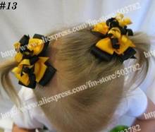 free shipping 100pcs 4'' M2MG Layered Korker Hair Bow (without headbands) 2024 - купить недорого