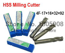5pcs/set 17.0MM 4 Flute HSS&Aluminium endmill milling cutter CNC Bit Milling Machine tools Cutting tools.Lathe Tool,router bit 2024 - buy cheap