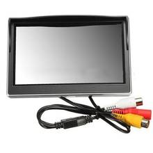 Новый автомобильный ЖК-монитор 5 "800*480 TFT LCD HD экран монитор для камеры заднего вида автомобиля 2024 - купить недорого