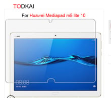 New 9H Glass tempered For HUAWEI MediaPad M5 lite 10 Tempered Glass Screen Film For huawei Mediapad M5 lite 10.1 inch Tablet scr 2024 - buy cheap