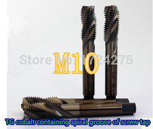 Free delivery 10PCS TG M10*1.5 cobalt high speed steel machine taps spiral fluted tap special stainless steel screw tap 2024 - buy cheap
