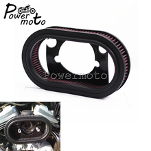 Motocicleta roja de alto flujo de aire Filtro de filtro de aire para Harley Dyna FLT 85-99 FXR 84-92 FXD 91-99 FXST 84-99 puño 86-99 2024 - compra barato