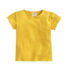VIDMID Baby girl t-shirt girls t shirts simple solid pure color children tops summer short sleeve tees kids beach clothes 2024 - buy cheap