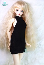BJD doll clothes for 58-60cm 1/3 bjd SD10 SD13 DD doll black Wool vest Lace panties 2024 - buy cheap