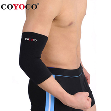 1 Pair Elbow Protect Support Sleeve Pad COYOCO Brand High Elastic Sports Outdoor Cycling Gym Elbow Guard Brace Warm Black 2024 - buy cheap