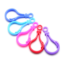 100pcs 51x25x3mm Bulb Shaped Plastic Lobster Key Clasps chain Mixed Color Pandahall DIY Supplies 2024 - buy cheap