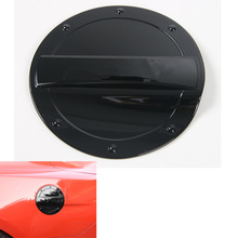 1pc carro auto combustível tampa do tanque de gás tampa guarnição estilo apto para 2015 2016 ford mustang abs carro-cobre acessório 2024 - compre barato