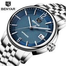 BENYAR Steel Mechanical Watch Men Waterproof Luxury Brand Automatic Business Watch Male Clock montre homme relojes hombre 2024 - buy cheap