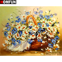 HOMFUN Full Square/Round Drill 5D DIY Diamond Painting"Flower landscape" Embroidery Cross Stitch 3D Home Decor Gift A10312 2024 - buy cheap