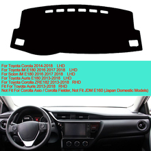 Car Inner Dashboard Cover Dash mat Carpet Cushion For Toyota Corola iM Auris E170 E180 2014 2015 2016 2017 2018 Scion RHD LHD 2024 - buy cheap