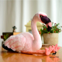 Cute American Flamingo Super Kawaii Birds Doll Simulation  Stuffed Animals Toys For Children Gifts 2024 - buy cheap