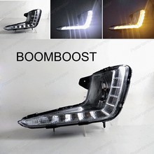 BOOMBOOST 2 pcs car accessory For Kia K2 RIO 2011-2015 car styling running lights yellow white lights 2024 - buy cheap