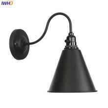 IWHD Iron Switch LED Wall Lamp Edison Nordic Wandlamp Loft Vintage Industrial Wall Light Home Lighting Applique Murale Luminaire 2024 - buy cheap