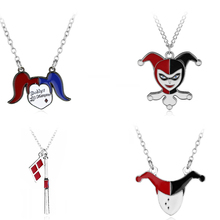 Movie Suicide Squads Series  Charm Joker Necklace Pendant women men jewelry 4 Style 2024 - buy cheap