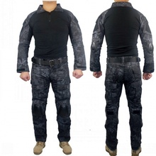 Kryptek-conjunto de camisa militar masculina tyfão camuflado, modelo militar, tático, bdu, para caça, airsoft, sniper 2024 - compre barato