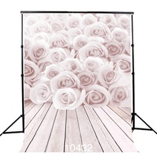 Photography Backdrops 3D White Flower Wood Floor Photo Studio Backgrounds Newborn Baby Photographic Photophone Pet Toys Goods 2024 - buy cheap