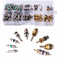 134Pcs/set Car R134A A/C Auto Air Conditioning Valve Core with case for Car Tire Assortment High Quality 2024 - buy cheap