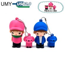 USB flash drive New design U disk pen drive 4GB 8GB 16GB 32GB 64GB cute girl/boy memory stick Personalized gift pendrive usb cle 2024 - buy cheap