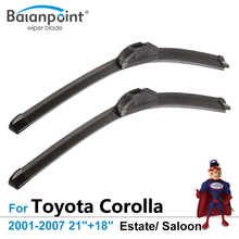 Wiper Blades For Toyota Corolla Saloon & Estate 2001-2007 21"+18", set of 2, Expert Fit Windshield Wipers 2024 - buy cheap