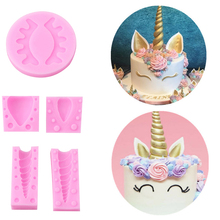 Sugarcraft Unicorn Ear Eye Silicone Mold Fondant Mold Cake Decorating Tools Chocolate Gumpaste Mold Cake Tools 2024 - buy cheap