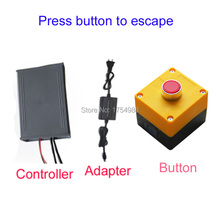 new real life room escape prop press button to escape from chamber room Wireless button press yellow button to get panic room 2024 - buy cheap