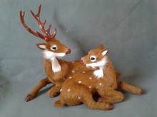 simulation couples deers large model ,lifelike & real furs prone loves male&female deers toy model decoration gift t461 2024 - buy cheap