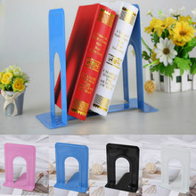 Estantería de Metal de estilo Simple para libros, soporte organizador de hierro, escritorio antideslizante para libros, 17x12,5x11cm 2024 - compra barato