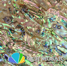 A grade New Zealand paua abalone shell laminate sheet for musical instrument and wood inlay yellow color 2024 - buy cheap