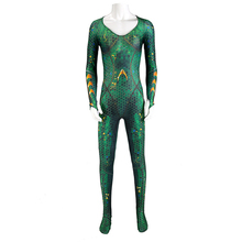 Traje aquaman mera cosplay roupas justiça leaguecos siamese mulher roupas de corpo apertado. 2024 - compre barato