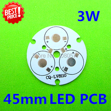 30pcs 45mm 3W LED Aluminum base plate, 3W high power LED PCB, LV8110 PCB for Lamp Heat Sink 2024 - buy cheap