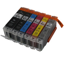 6 ink for canon 470 471 PGI-470 PGBK CLI-471 compatible ink cartridge For canon PIXMA MG7740 TS8040 TS9040 printer 2024 - buy cheap