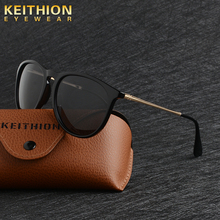 KEITHION Retro Brand Men's Mirror Sunglasses Polarized Lens Vintage Eyewear Driving Sun Glasses For Men UV400 2024 - buy cheap